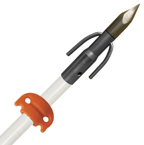 AMS Bowfishing White Fiberglass Chaos QT Arrow